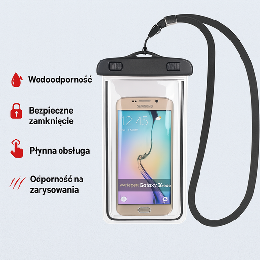 Wodoodporne Etui na Telefon – Pływa, Świeci, Dotyk działa!